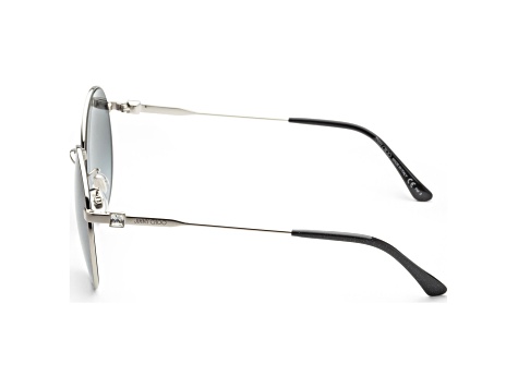 Jimmy Choo 58mm Round Frame Sunglasses w/ Chain 