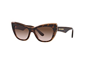 Dolce & Gabbana Women's Fashion 54mm Havana/Brown Sunglasses|DG4417-325613-54