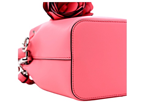 Fendi Calfskin F is Fendi 3D Flower Mini Mon Tresor Bucket Bag