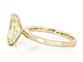 Radiant Cut Yellow Lab-Grown Diamond 14K Yellow Gold Solitaire Ring 3.00ct