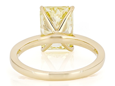 Radiant Cut Yellow Lab-Grown Diamond 14K Yellow Gold Solitaire Ring 3.00ct