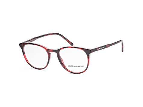 Dolce & Gabbana Men's Fashion  52mm Red Havana Opticals | DG3366-3358-52