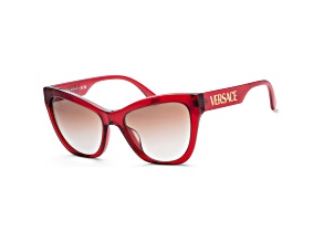 Versace Women's Fashion 56mm Transparent Red Sunglasses | VE4417U-388-89
