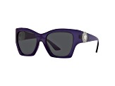 Versace Women's Fashion 55mm Transparent Purple Sunglasses | VE4452-541987-55
