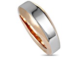 Calvin Klein "Steep" Rose Gold Tone Stainless Steel Ring