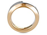 Calvin Klein "Steep" Rose Gold Tone Stainless Steel Ring