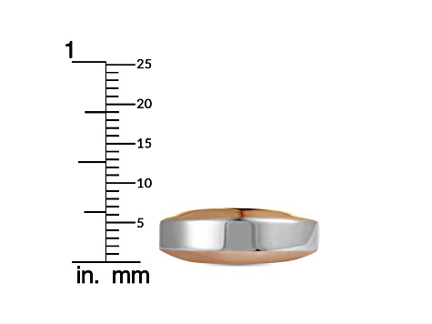 Calvin Klein "Steep" Rose Gold Tone Stainless Steel Ring
