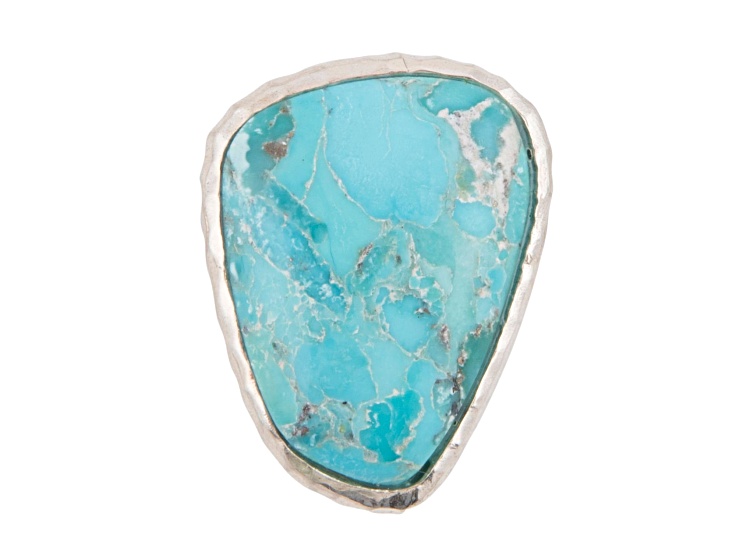 Barse Barse Jewelry Abstract Blue Turquoise and Silver Ring - 1DBRWA | JTV