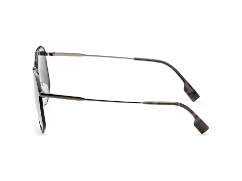 Burberry Men's Ozwald 58mm Ruthenium/Black Sunglasses | BE3139-114487