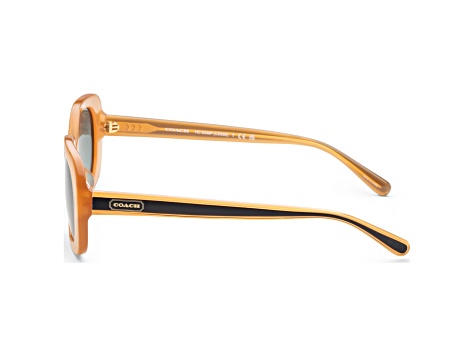 Coach Women's Fashion 56mm Milky Amber Sunglasses | HC8358F-571282