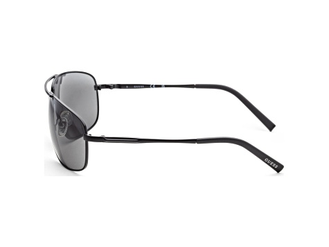 Guess Men's 66 mm Matte Black Sunglasses