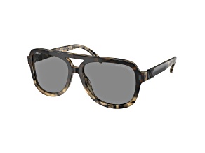 Michael Kors Men's 57mm Black Gray Gradient Tort Sunglasses