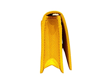 PRADA - 【yellow】PRADA♡小物入れ♡パスケース♡ Prada Saffiano Yellow Leather Card Case Wallet - 1DD05A | JTV