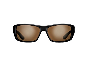 Flying Fisherman Triton Polarized Sunglasses Matte Black Frame/Amber Lens