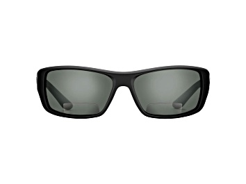 Picture of Flying Fisherman Triton Polarized Sunglasses Matte Black Frame/Smoke Bifocal Reader +1.50 Lens