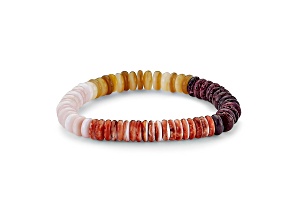 Silver Treasures by Samuel B. Conch Shell, Mother-Of-Pearl, Spiny Oyster Shell Bracelet