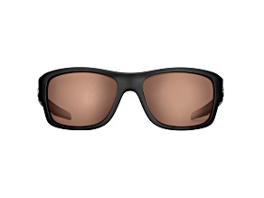 Flying Fisherman Down Sea Polarized Sunglasses Matte Black Frame/Vermillion Lens