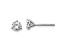 14K White Gold Lab Grown Diamond 3/4ctw VS/SI GH 3 Prong Earrings