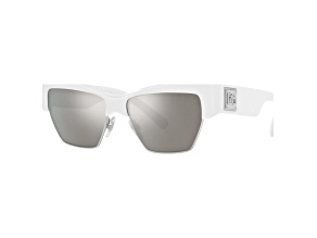 Dolce & Gabbana Women's Fashion 56mm White Sunglasses|DG4415-33126G-56