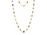 Multi-Gem 14k Rose Gold 18" Necklace 16.79ctw