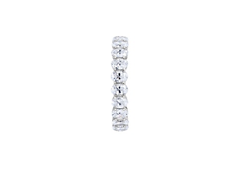 White Cubic Zirconia Platinum Over Sterling Silver Ring 3.60ctw