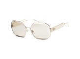 Tory Burch Women's Fashion 60mm Shiny Light Gold Sunglasses | TY6094-3334-3
