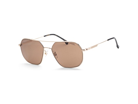 Carrera Unisex Fashion 58mm Gold Sunglasses | CA1035GS-0J5G-70