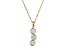White Cubic Zirconia 18k Yellow Gold Over Sterling Silver April Birthstone Pendant 6.56ctw