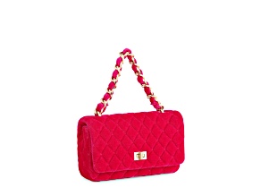 Evelyn Shoulder Bag, Magenta