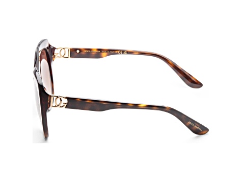 Dolce & Gabbana Women's Fashion 56mm Havana Sunglasses|DG4392-502-13-56