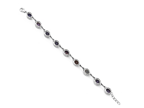 Drusy Sterling Silver Bracelet 10.00ctw