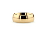 VANNA Traditional Domed Ion-Plated Titanium Wedding Ring - 8mm