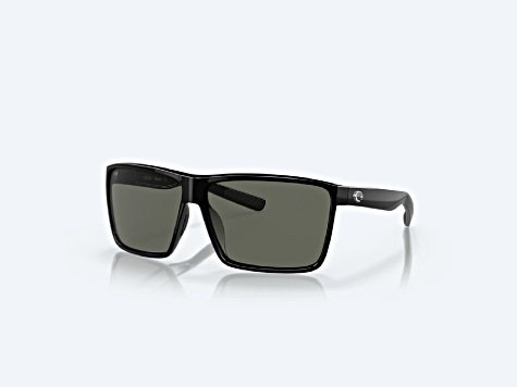 Costa Del Mar Rincon Shiny Black/Gray 580G Polarized 63mm Sunglasses