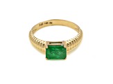 1.43 Ctw Emerald Ring in 14K YG