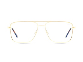 Quay Poster Boy Mini Gold Aviator Frame / Clear Lenses Sunglasses