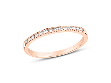 Picture of 0.15ctw Diamond Band Ring in 14k Rose Gold