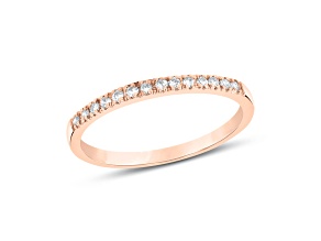 0.15ctw Diamond Band Ring in 14k Rose Gold