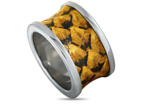Calvin Klein Spellbound Stainless Steel Imitation Python Ring