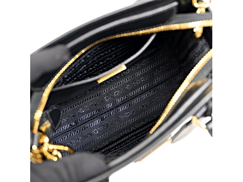 Prada Triangle Logo Black Saffiano Lux Leather Crossbody
