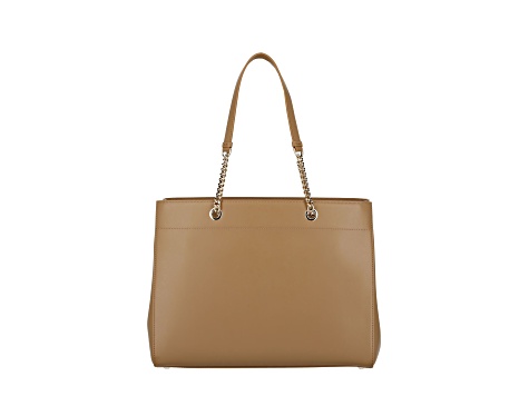 Ferragamo Vara Bow Beige Smooth Leather Tote - 1DXS2A | JTV