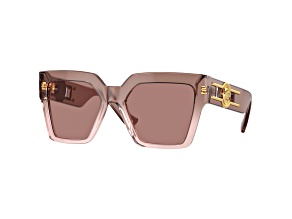 Versace Women's 54mm Brown Transparent Sunglasses