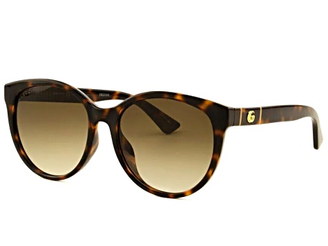 Gucci Brown Tortoise Frame / Brown Gradient Lens Sunglasses  display picture 3