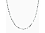 Sterling Silver 2.5MM Franco Chain Necklace Size - 18 Inches