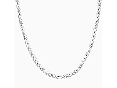 Sterling Silver 2.5MM Franco Chain Necklace Size - 28 Inches