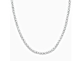 Sterling Silver 2.5MM Franco Chain Necklace Size - 28 Inches