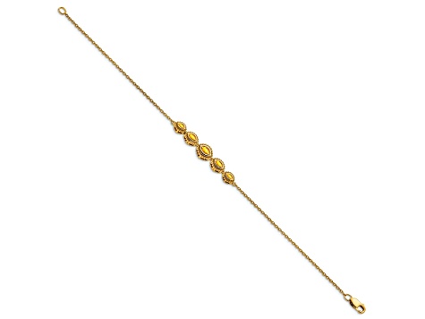 14k Yellow Gold Marquise Citrine Bracelet