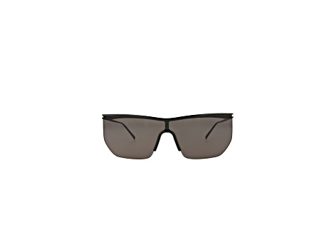Saint Laurent Shield-Frame Injection Sunglasses in Black  display picture 2