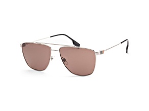 Burberry Men's Blaine 61mm Silver Sunglasses|BE3141-100573-61