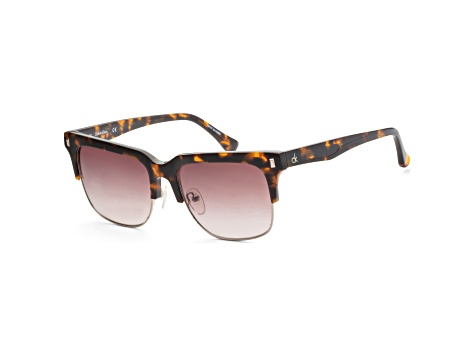 Calvin Klein Unisex Platinum Label 56mm Shiny Tortoise Sunglasses | CK4306SA-214