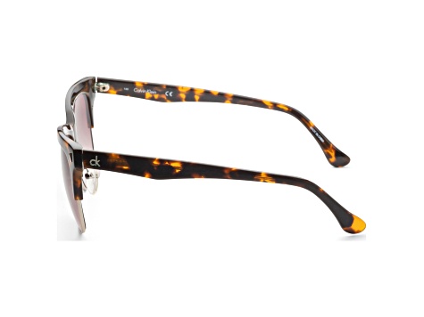 Calvin Klein Unisex Platinum Label 56mm Shiny Tortoise Sunglasses | CK4306SA-214
